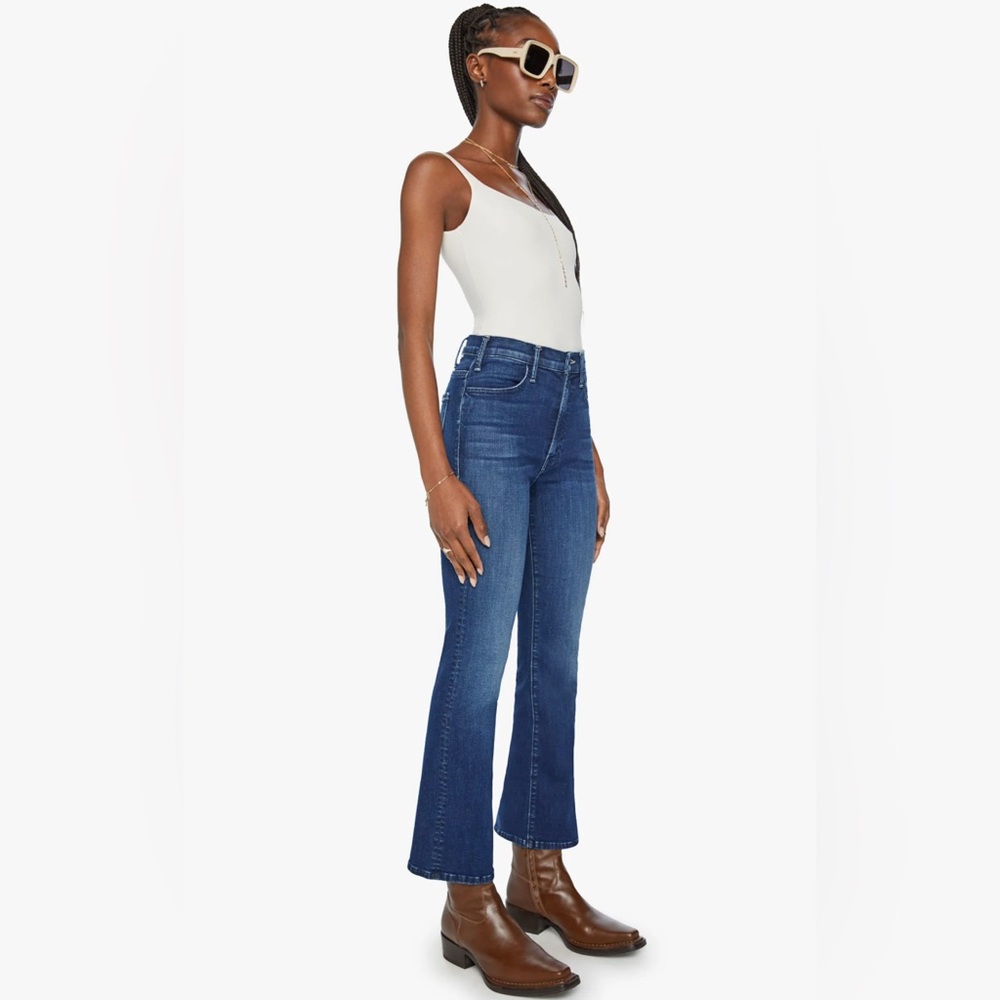 Mother The Hustler Ankle Flare Jeans, size 27.